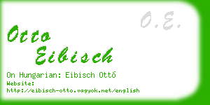 otto eibisch business card